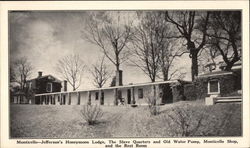 Monticello - Jefferson's Honeymoon Lodge Virginia Postcard Postcard