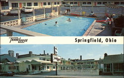 Springfield Travel Lodge Postcard