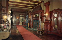 Interior of Wilson Castle Postcard