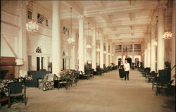 The Homestead, Main Lobby Hot Springs, VA Postcard Postcard