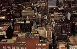 View of downtown Cincinnati taken from the top of the Carew Tower Ohio Postcard Postcard