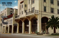 Hotel Sebring Florida Postcard Postcard