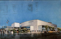 Rochester War Memorial Auditorium and Exhibit Hall New York Postcard Postcard