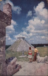 Mayan Pyramids of Chichen Itza Postcard