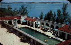 Swimming Pool at Castle Harbour Hotel Postcard