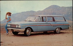 1964 Ford Fairlane Custom Ranch Wagon Postcard