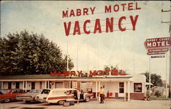 Mabry Court Motel Vandalia, IL Postcard Postcard