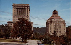 Buncombe County Court House and City Hall Asheville, NC Postcard Postcard