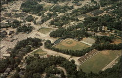 Aerial View of Memorial Stadium and McCormick Field Postcard
