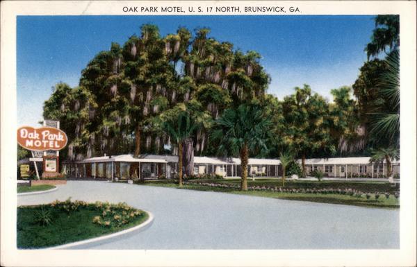 Oak Park Motel, on U.S. 17 at north city limits Brunswick Georgia