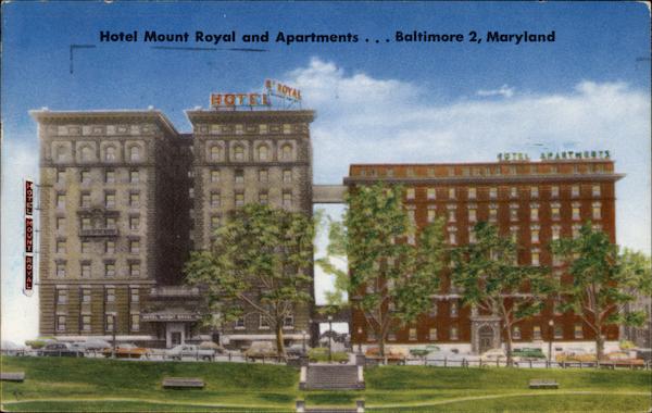 Hotel Mount Royal and Apartments Baltimore Maryland