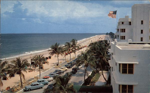 The beautiful ocean front Fort Lauderdale Florida