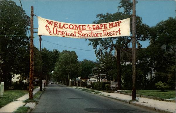Entrance to Cape May - Lafayette Street New Jersey