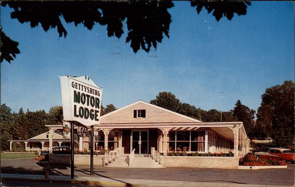 Gettysburg Motor Lodge Pennsylvania Jim E. Hess