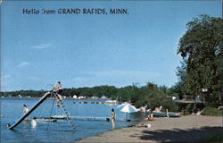 Hello from Grand Rapids Postcard