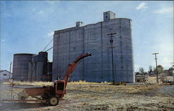 World's Largest Grain Elevators Wilbur, WA Postcard Postcard