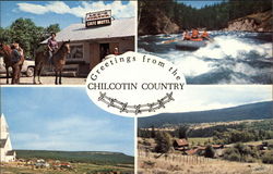 Greetings from the Chilcotin Country Hanceville, BC Canada British Columbia Postcard Postcard