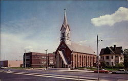 St. Patrick's Catholic Church, Rectory, School & Gymnazium Danville, IL Postcard Postcard