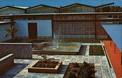 Water Fountain in Singapore Airport Postcard