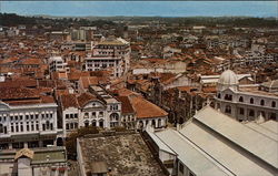 Aerial View of the Heart of the City Postcard