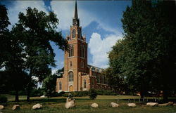 Culver Memorial Chapel, Culver Military Academy Indiana Postcard Postcard