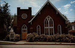 Methodist Church Paoli, IN Postcard Postcard