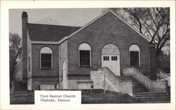 First Baptist Church Postcard