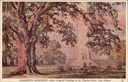 Chalmette Monument Postcard