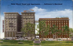 Hotel Mount Royal and Apartments Postcard