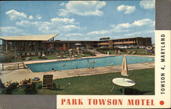 Park Towson Motel Postcard