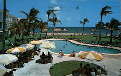 Sun Castle Club and Motor Hotel Pompano Beach, FL Postcard Postcard