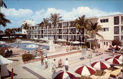 Pan American Motel Miami Beach, FL Postcard Postcard