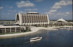 Contemporary Hotel, Walt DisneyWorld Postcard