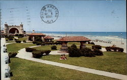 Ocean Front Park and Bandshell Daytona Beach, FL Postcard Postcard