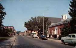 Market Street Pocomoke City, MD Postcard Postcard