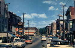 View of Main Street Laconia, NH Postcard Postcard
