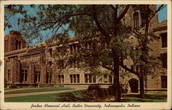 Arthur Jordan Memorial Hall, Butler University Indianapolis, IN Postcard 