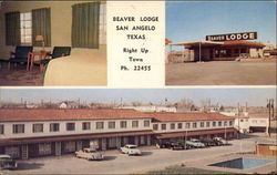 Beaver Lodge San Angelo, TX Postcard Postcard