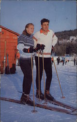 Penny Pitou Ski School at Gunstock Gilford, NH Postcard Postcard