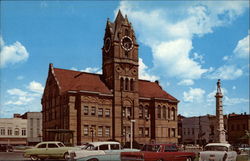 Anderson County Courthouse and Confederate Monument Postcard
