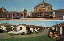 Young's Motel and Cabins Hampton Beach, NH Postcard Postcard