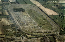 Aerial View of Indianapolis Motor Speedway Postcard