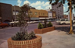 Looking East on Randolph Street Enid, OK Postcard Postcard