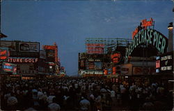 Promenading on the Boardwalk Postcard