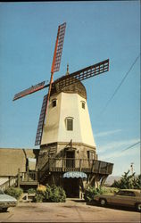 Danish Windmill Solvang, CA Postcard Postcard