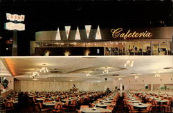 Crown Cafeteria Long Beach, CA Postcard Postcard