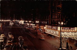 Looking South on State Street Postcard