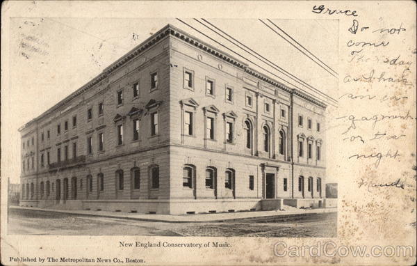 New England Conservatory of Music Boston Massachusetts