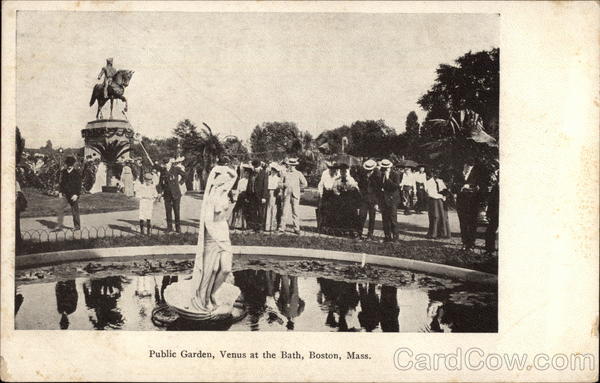 Public Garden, Venus at the Bath Boston Massachusetts