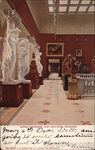 Upper Corridor, Art Institute Chicago Illinois